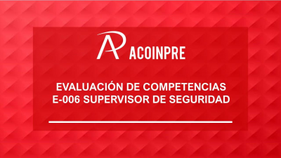 E-006 SUPERVISOR DE SEGURIDAD B2 V1
